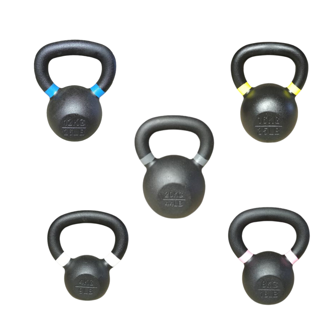 Set Kettlebell uteži Cast Iron 8 kg - 32 kg v parih