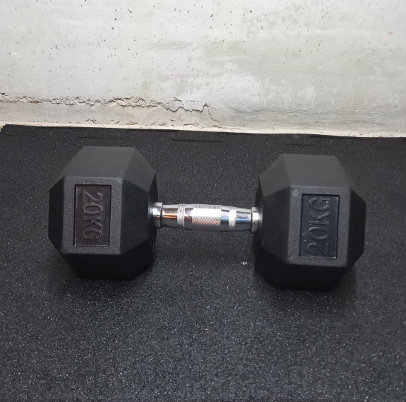 Peso esagonale gommati / Hex Gestisci 20 kg