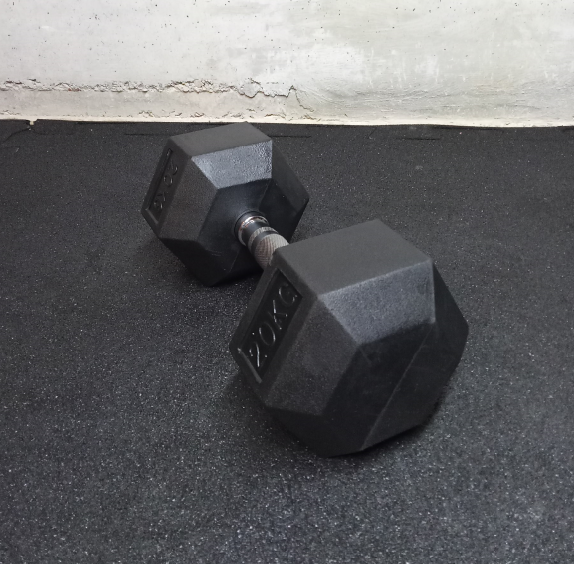 Peso esagonale gommati / Hex Gestisci 20 kg