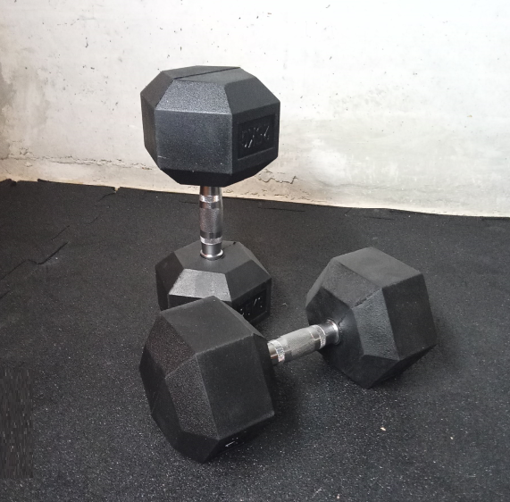 Peso esagonale gommati / Hex maneggiare 25 kg