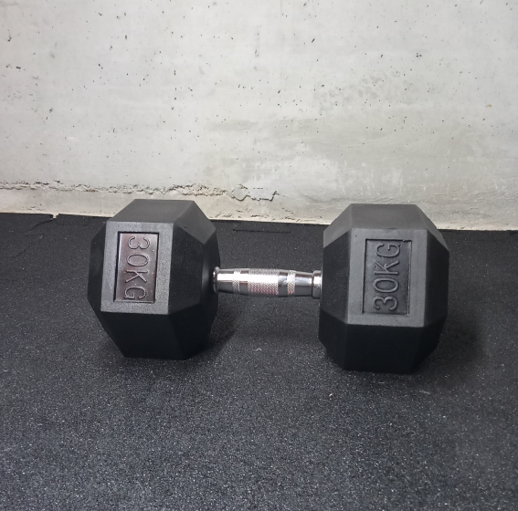Peso esagonale gommati / Hex Una maniglia di 30 kg