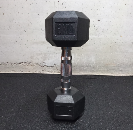 Manubrio Hex gommato 7,5 kg
