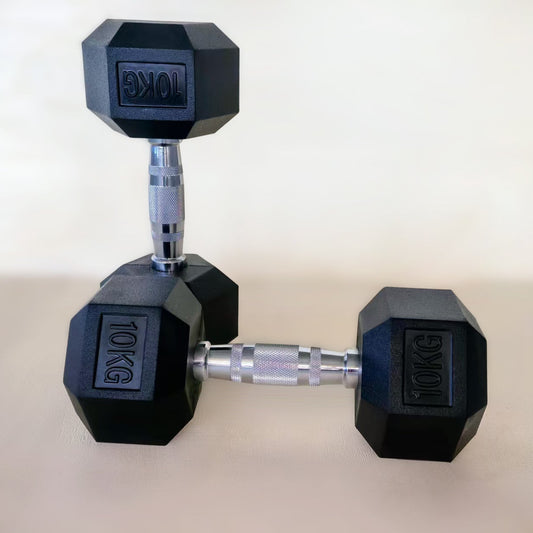 Gumirana heksagonalna utež / Hex ročka 10 kg