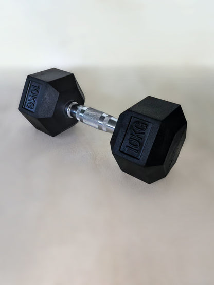 Gumirana heksagonalna utež / Hex ročka 10 kg