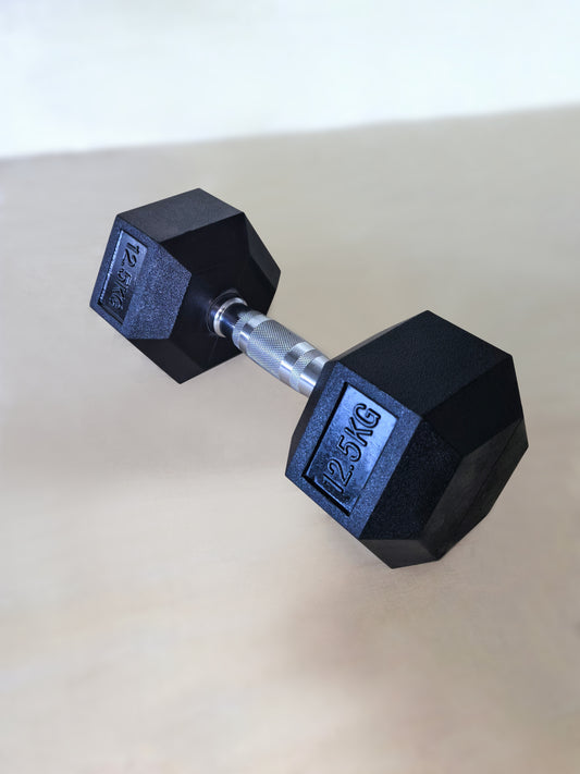 Gumirana heksagonalna utež / Hex ročka 12,5 kg