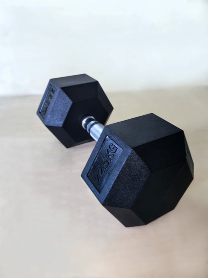 Gumirana heksagonalna utež / Hex ročka 22,5 kg