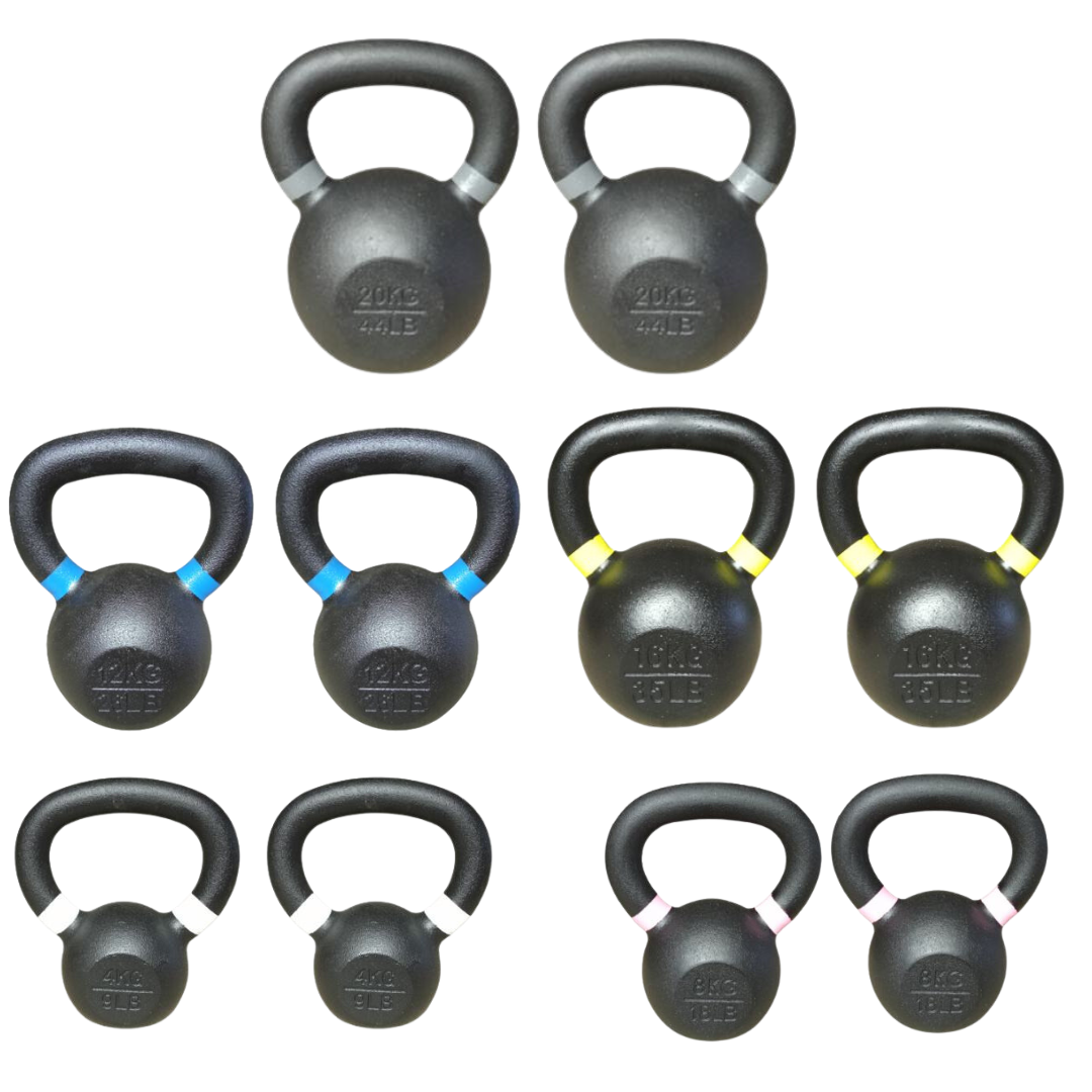 Set di pesi Kettlebell in coppia, totale 112 kg