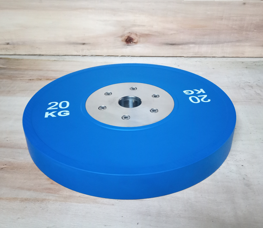 Tekmovalni bumper disk 20 kg