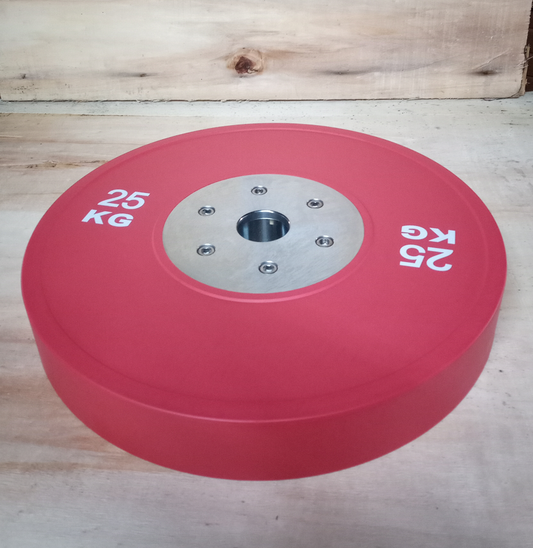Tekmovalni bumper disk 25 kg