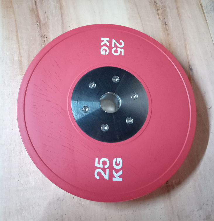 Tekmovalni bumper disk 25 kg