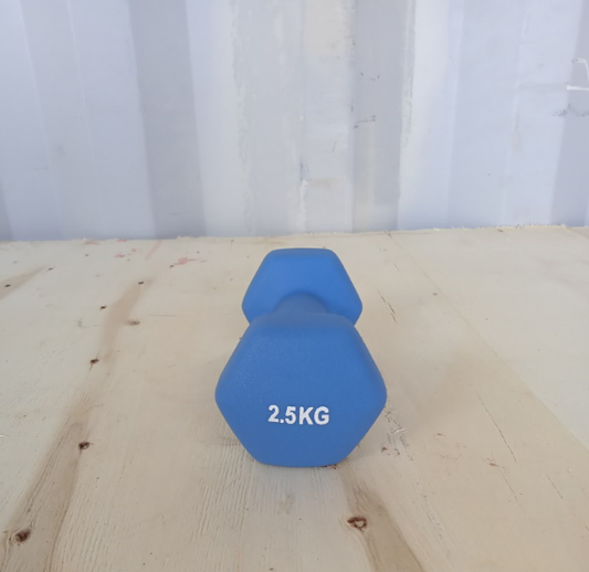 Hex ročka iz neoprena in litega železa 2,5 kg | Heksagonalna utež