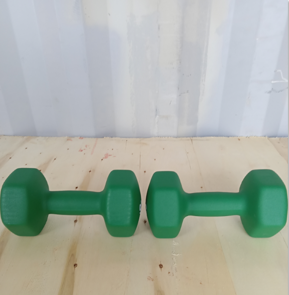 Hex ročka iz neoprena in litega železa 9 kg | Heksagonalna utež
