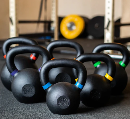 Set Kettlebell uteži Cast Iron 8 kg - 32 kg v parih