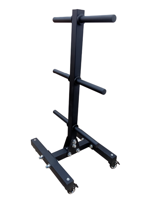 Stojalo za bumper uteži s kolesi