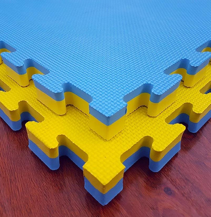 Tatami podloga 4 cm rumeno-modra
